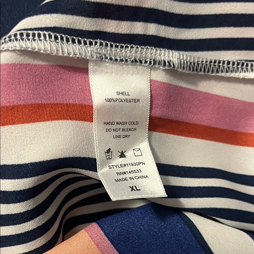 W5 Colorful Striped Blouse - Picture 6 of 6